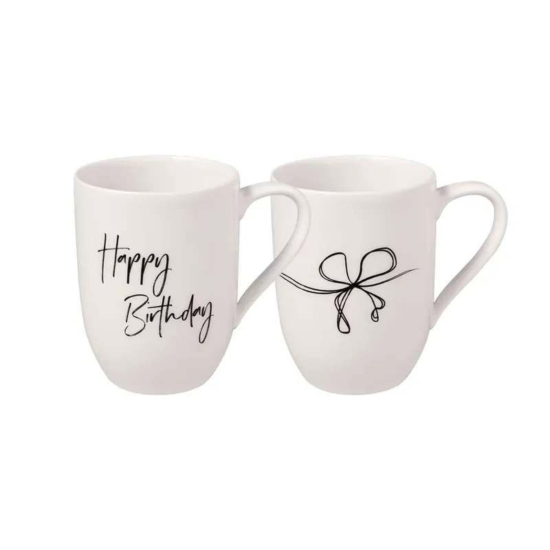 Promocja Kubki Happy Birthday zestaw 2 szt Statement Villeroy & Boch
