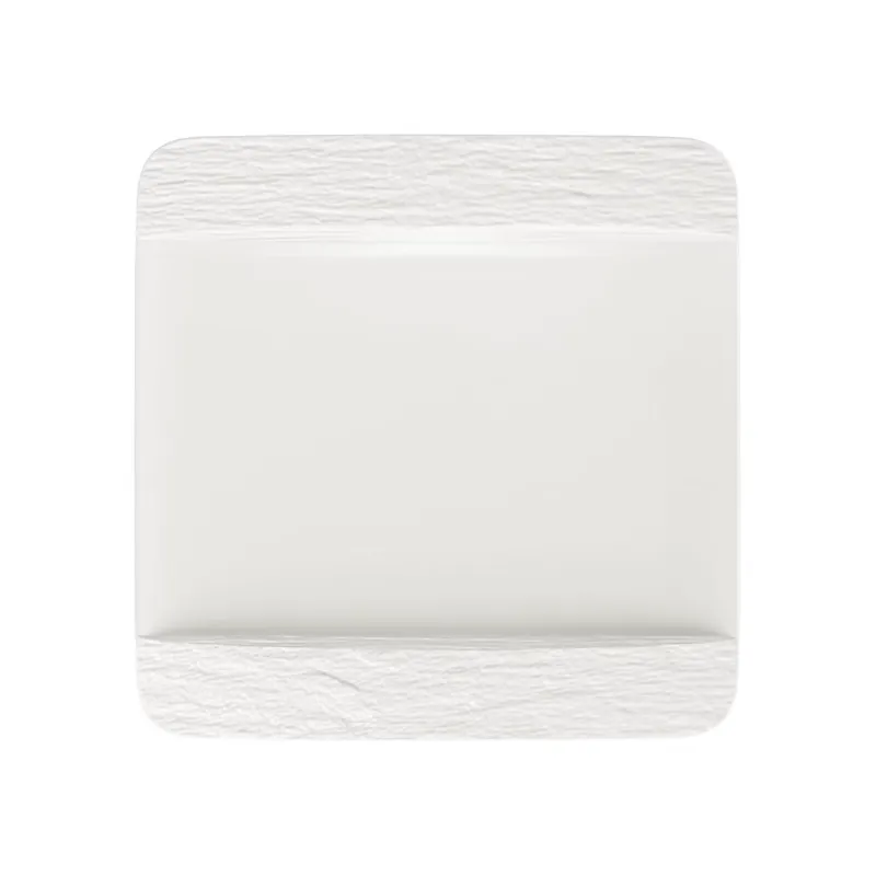 Wybór klientów Talerz do serwowania kwadratowy Manufacture Rock blanc Villeroy & Boch