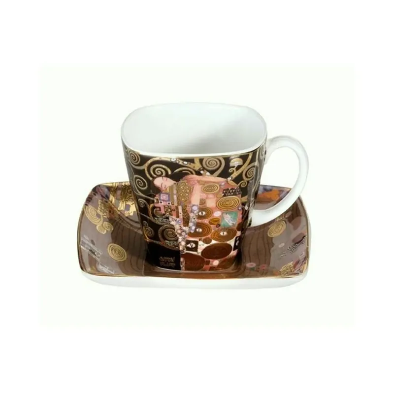 Filiżanka do espresso (6,5 cm) Spełnienie Gustav Klimt Artis Orbis Goebel Bestseller