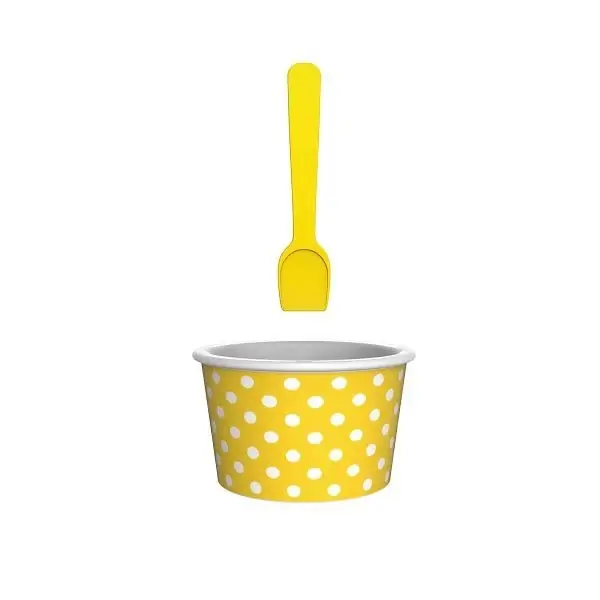 Miseczka na lody (żółto-biała) Zak!designs Tylko do końca tygodnia
