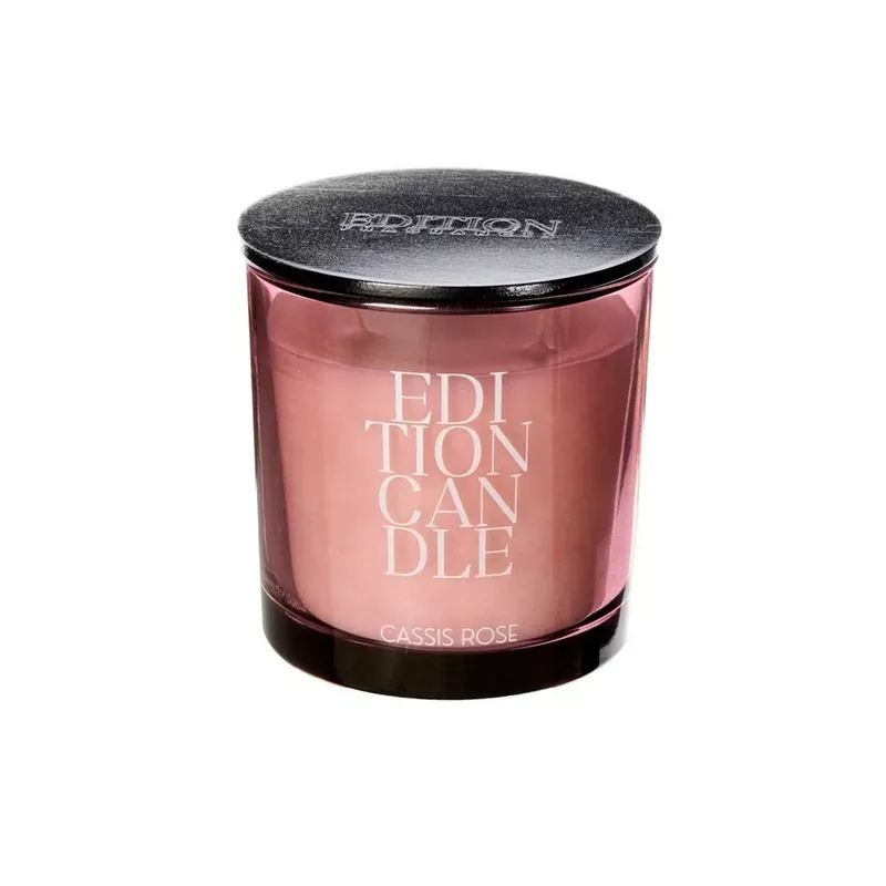 Tani Świeca zapachowa (340 g) Cassis Rose Edition Fragrances