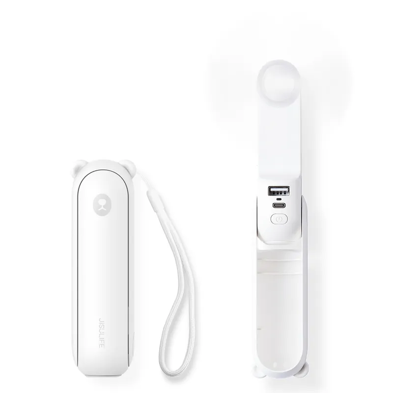 Niska cena Jisulife ® Mini Wiatrak Przenośny Powerbank Biały Hurtownia