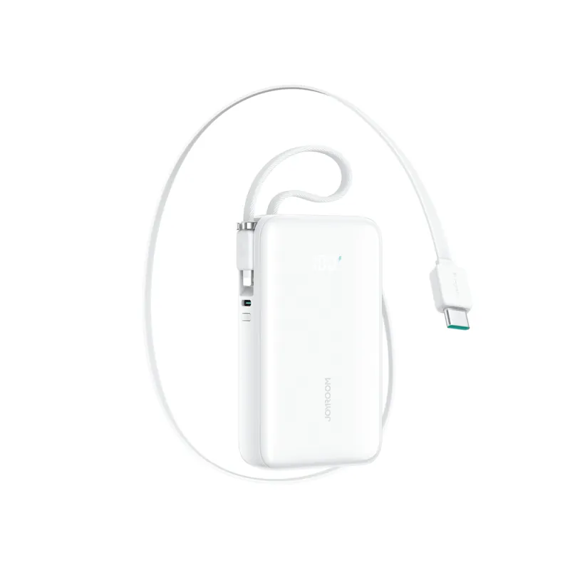 Oferta czasowa JOYROOM ® Powerbank 10000Mah 35W Ze Zwijanym Kablem Usb-C Hurtownia