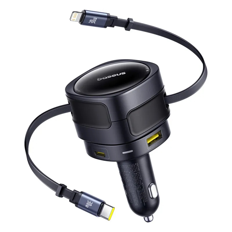Ostatnie sztuki BASEUS ® Ładowarka Samochodowa Usb-C Z Kablem Usb-C Iphone Hurtownia Dropshippin