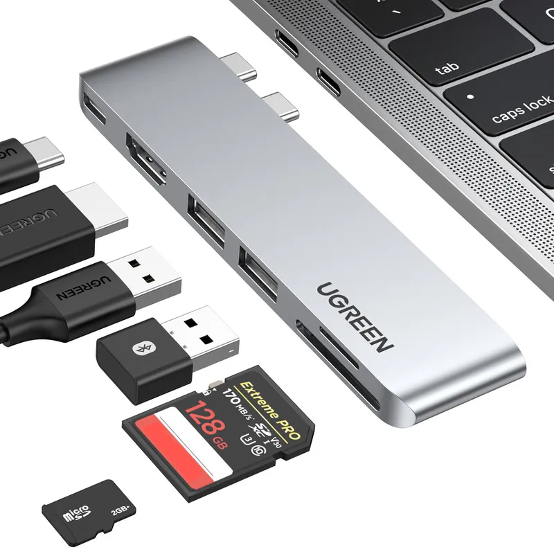 Tylko dziś UGREEN ® Rozdzielacz Portów Hub Macbook Air Pro 2X Usb Hurtownia Sklep