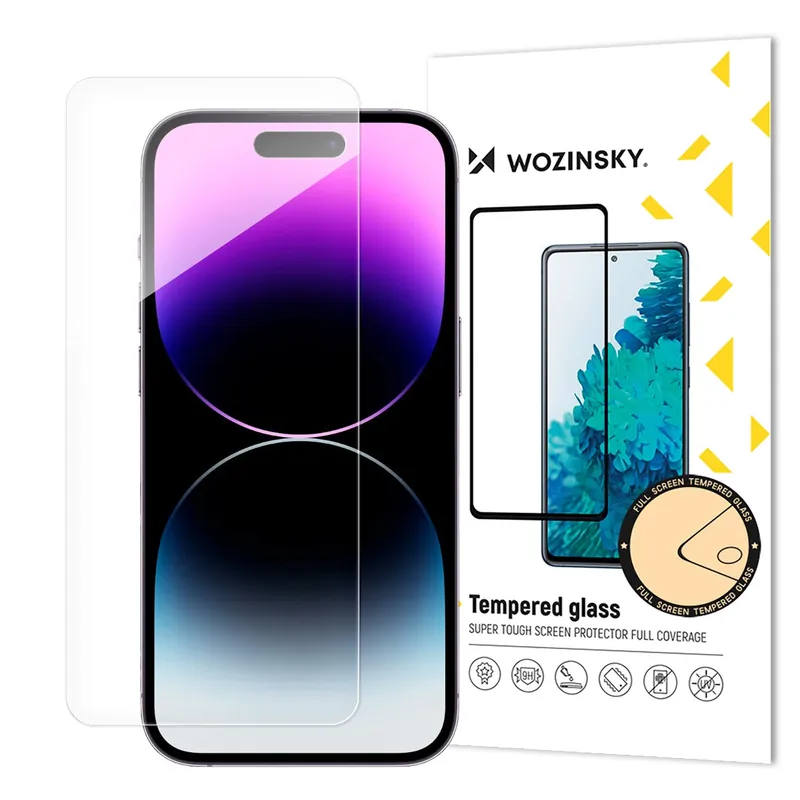 WOZINSKY ® Szkło Hybrydowe Na Cały Ekran Do Iphone 16 Pro Elast Hurtownia Dropsh Niska cena