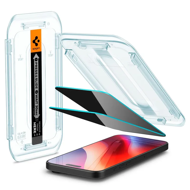 Szybka wysyłka SPIGEN ® Szkło Hartowane Na Iphone 16 Pro GlasTr Ez Fit Priv Hurtownia Dropshipp