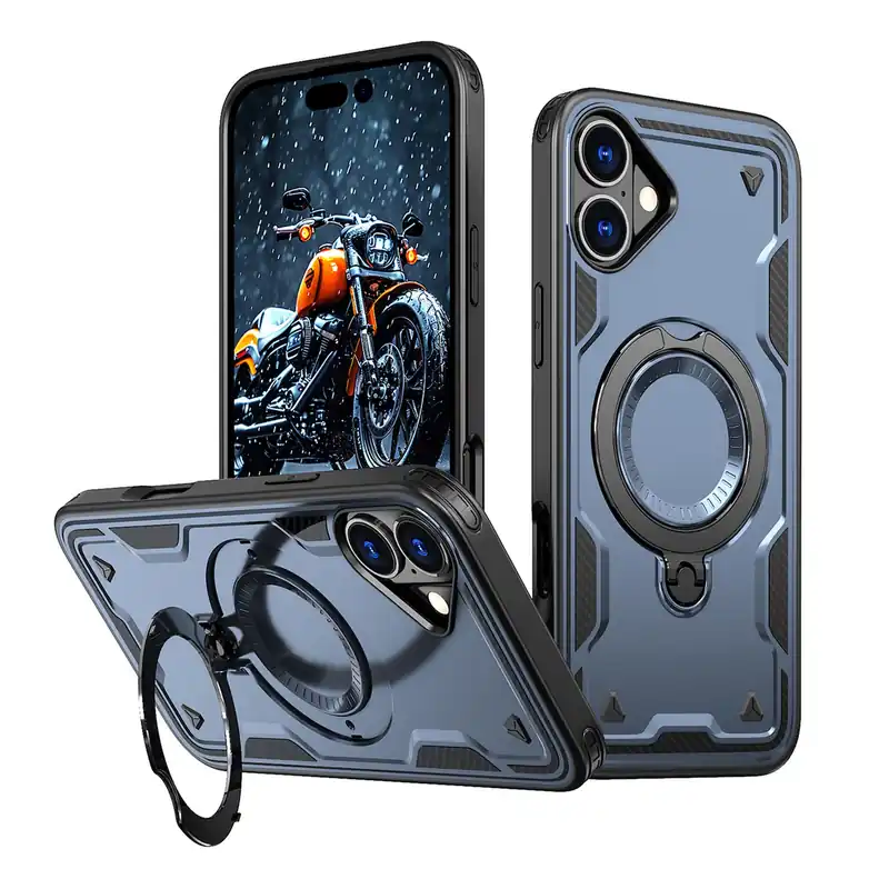 HURTEL ® Etui Pokrowiec Na Iphone 16 MagSafe Niebieski Hurtownia Wybór klientów
