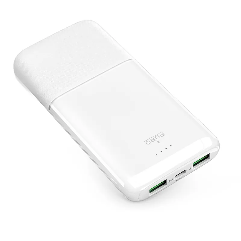 Oferta czasowa PURO ® Powerbank 10000Mah Usba Usb-C 22.5W Biały Hurtownia Dropshipping