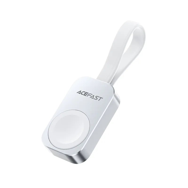 ACEFAST ® Ładowarka Bezprzewodowa Do Apple Watch 5W- Srebrna Hurtownia Dropshipp Popularny