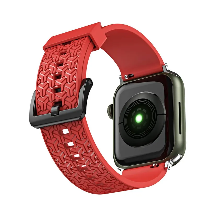 Nowy HURTEL ® Pasek Do Apple Watch 38 40 41 Czerwony Hurtownia
