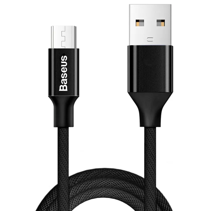 BASEUS ® Kabel Przewód Usb-A - Microusb Yiven 1.5M Czarny Hurtownia Ostatnia szansa