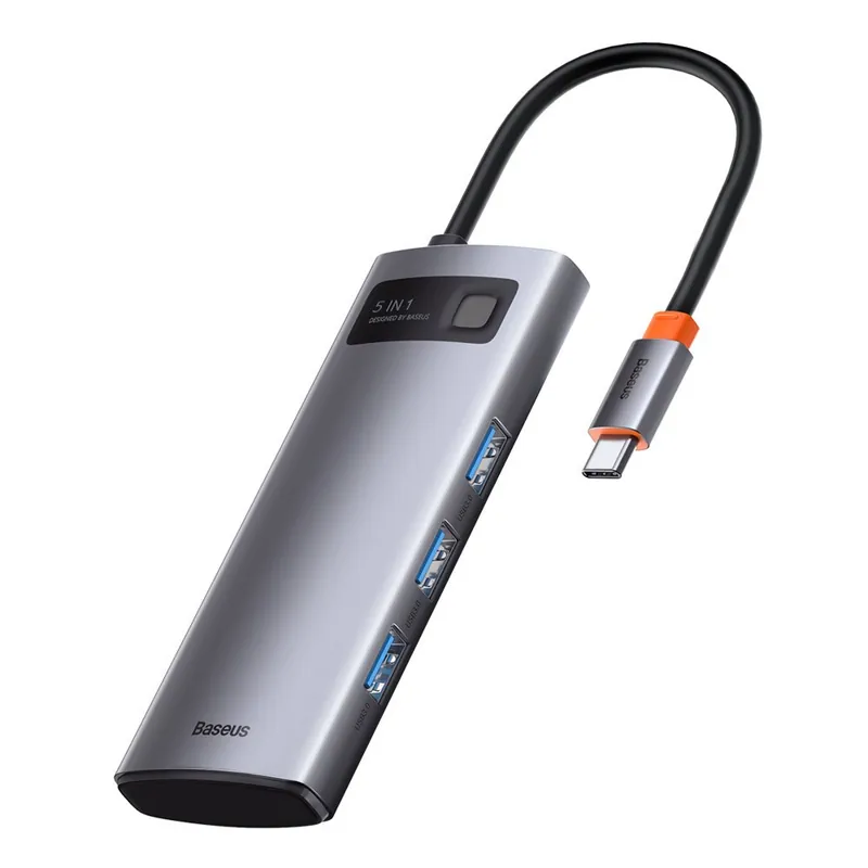 BASEUS ® 5W1 Wielofunkcyjny Hub Usb-C Pd 100W Hdmi 4K 3X Usb Hurtownia Sklep Ekspresowa dostawa