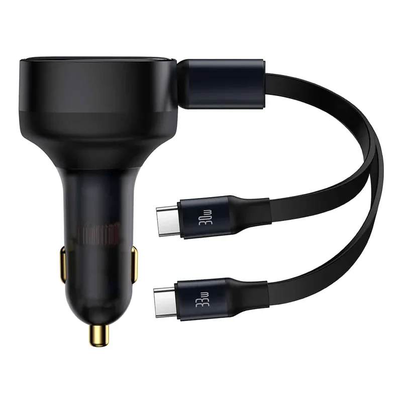 BASEUS ® 2W1 Ładowarka Samochodowa 33W 2X Usb-C Enjoyment Hurtownia Sklep Tylko dziś