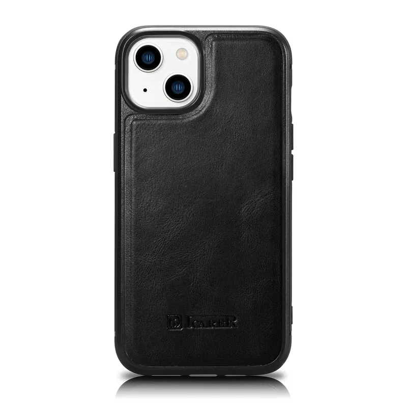 Bestseller ICARER ® Etui Pokryte Naturalną Skórą Do Iphone 14 Plus Leather Hurtownia Sklep