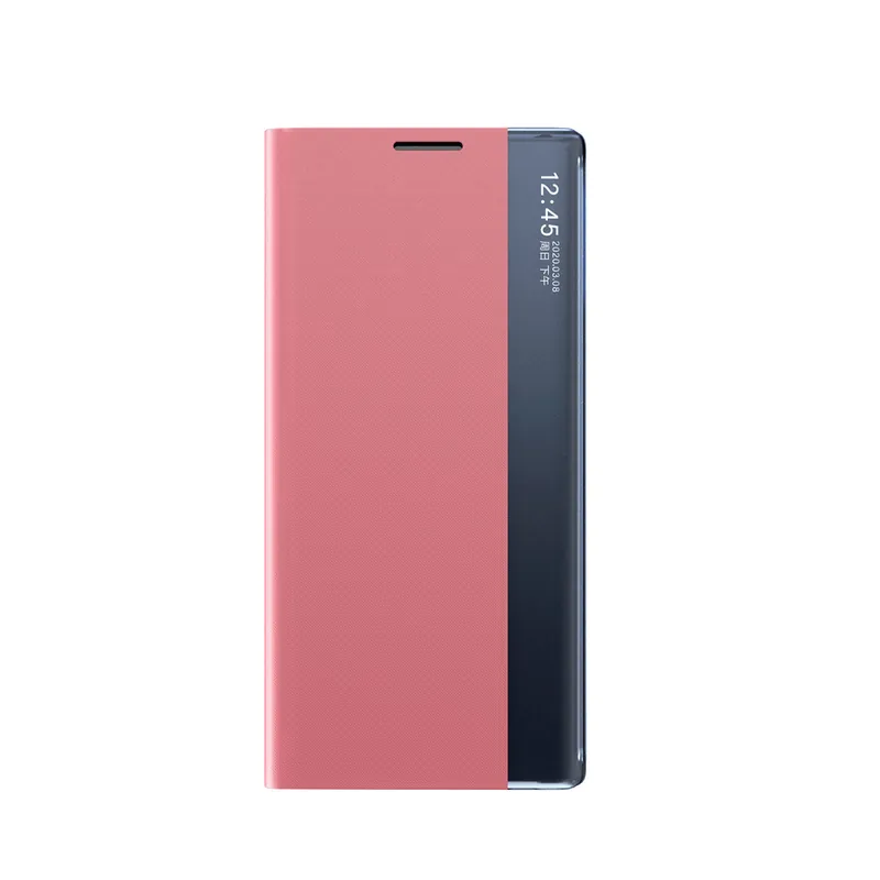 Cena promocyjna HURTEL ® Etui Pokrowiec Z Klapką Podstawką Do Galaxy S25 Różowy Hurtownia