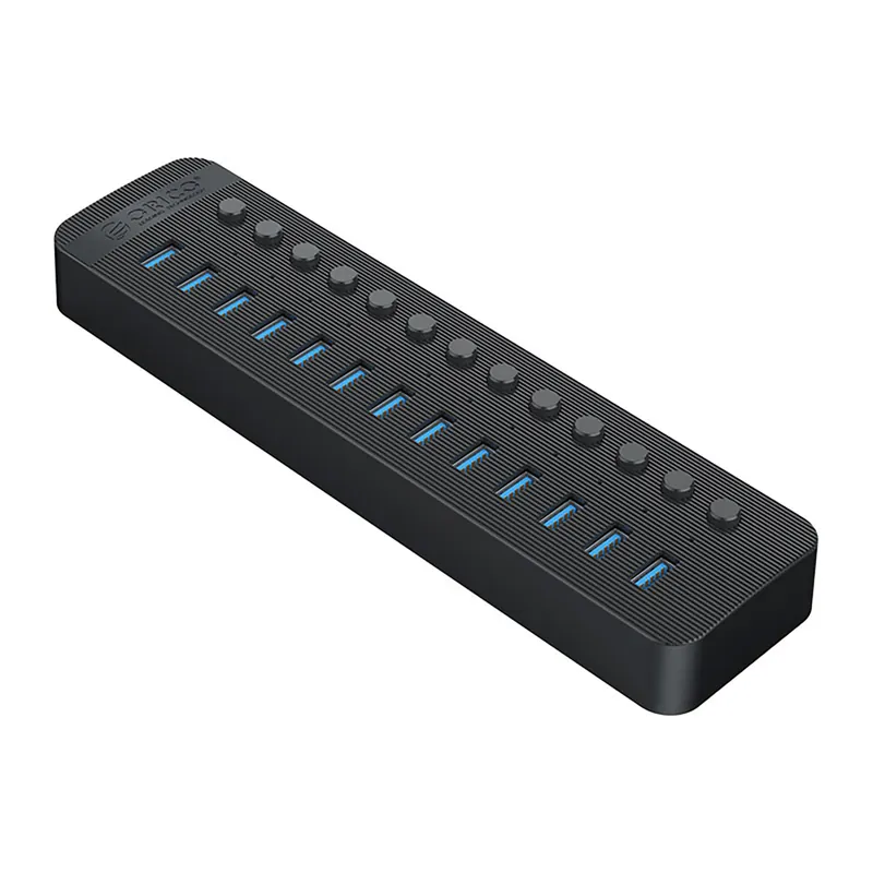 Zniżka ORICO ® Hub Ct2U3-13Ab Z Włącznikami 13X Usb-A - Czarny Hurtownia Dropshipping