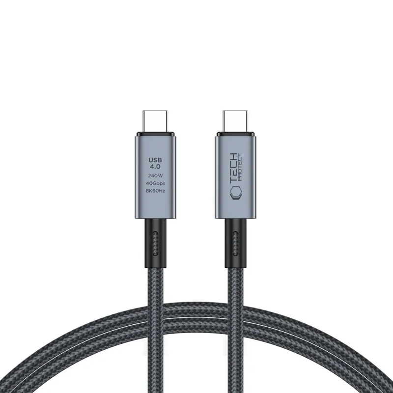 Zamów dziś Tech-Protect ® Kabel Przewód Szybki Usb-C 4.0 Pd 240W 8K 40Gbps 1M Hurtownia Dro