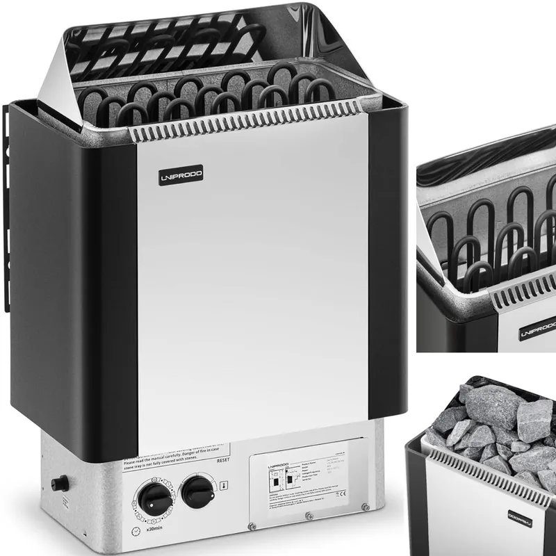 Hit cenowy UNIPRODO ® Piec Do Sauny Elektryczny Ze Sterowaniem Dystrybutor Lubuskie