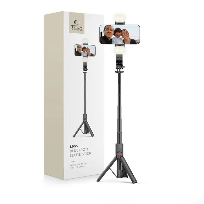 Tech-Protect ® Selfie Stick Kijek Do Zdjęć Bluetooth Z Tripodem Lam Hurtownia Dr Wybór klientów