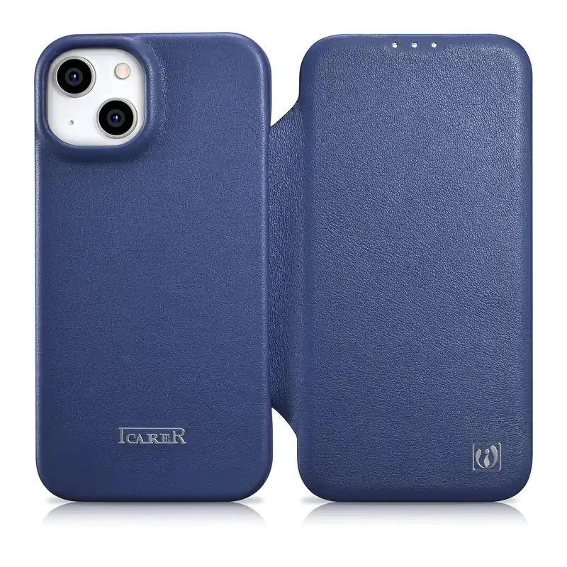 ICARER ® Skórzane Etui Iphone 14 Z Klapką Magnetyczne Magsafe Hurtownia Sklep Szybka wysyłka