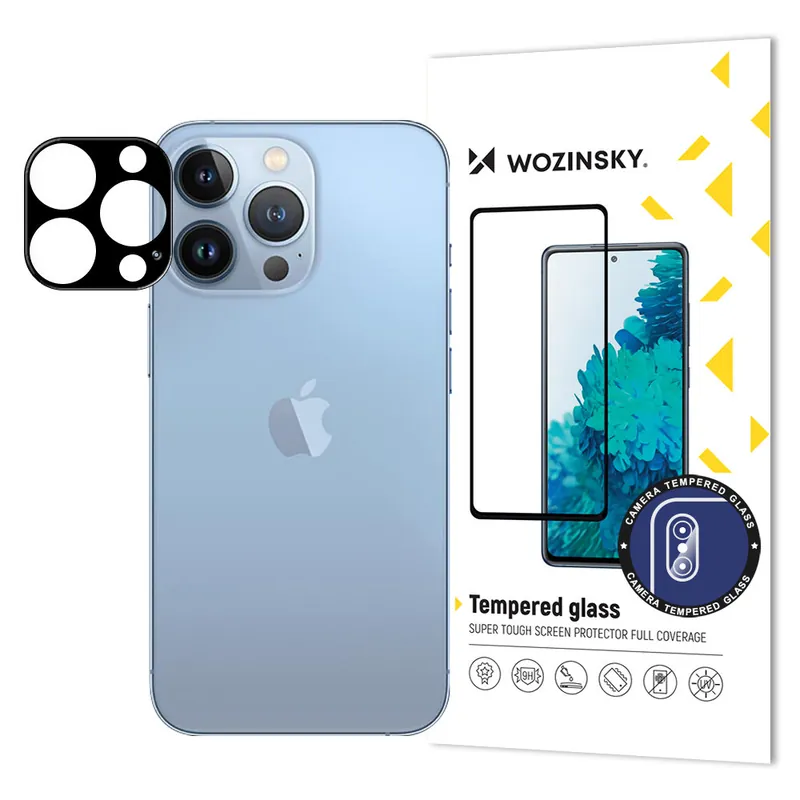 WOZINSKY ® Szkło Hartowane 9H Na Aparat Kamerę Iphone 15 Pro Hurtownia Sklep Szybka dostawa