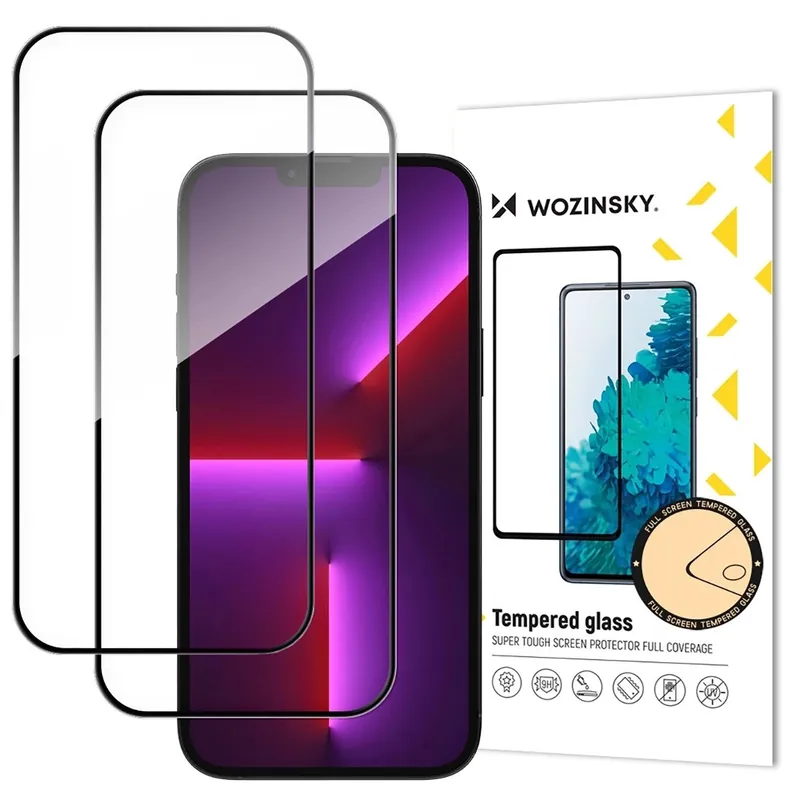 Cena promocyjna WOZINSKY ® Szkło Hartowane Na Iphone 17 / 16 Pro Full Glue Hurtownia