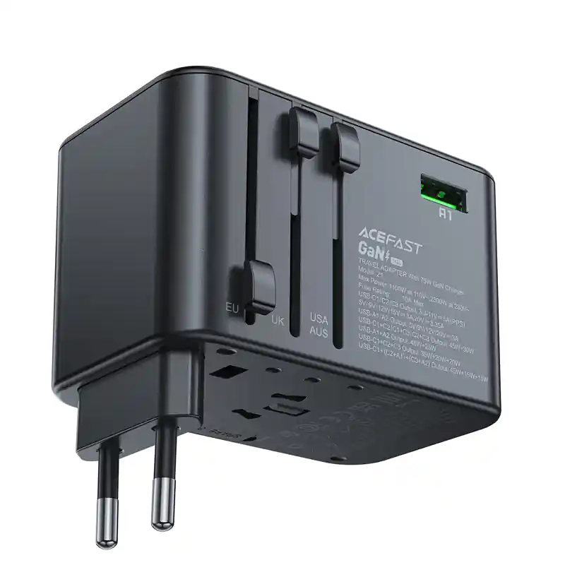 Darmowy zwrot ACEFAST ® Uniwersalna Ładowarka Podróżna Gan 2X Usb-A 3X Usb-C Hurtownia Sklep