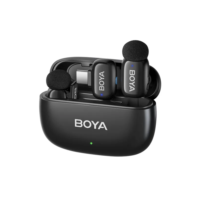 BOYA ® Zestaw Mikrofonów Bezprzewodowych Z Etui Mini-14 Hurtownia Ekspresowa dostawa