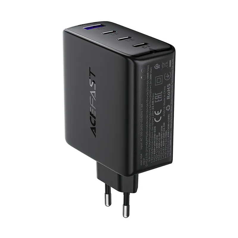 Premium ACEFAST ® Ładowarka Sieciowa A94 Gan2 Usb-A 3X Usb-C Pd 100W Hurtownia Dropshipp