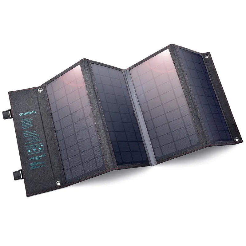 Bestseller CHOETECH ® Ładowarka Solarna Słoneczna Turystyczna Usb Usb C 36W Q Hurtownia Skl