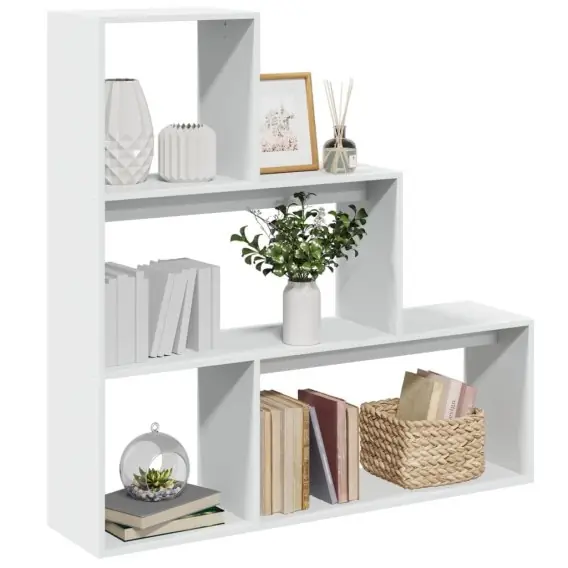 Bestseller Regał przegroda, 3 poziomy, biały, 123x29x123 cm Lumarko! - Hurtownia wielobranżowa Lumarko