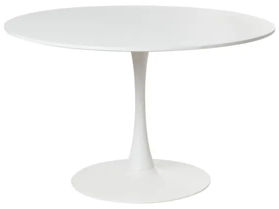 Stół do jadalni BOCA Biały 120 cm 120 cm Lumarko Wyjątkowa oferta