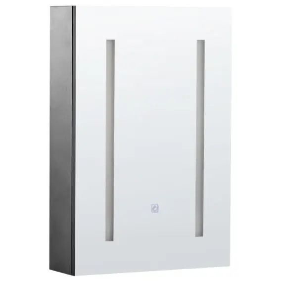 Szafka łazienkowa wisząca z lustrem LED 40 x 60 cm... Lumarko Niska cena