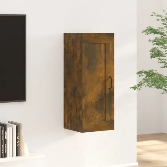 Szafka wisząca, przydymiony dąb, 35x34x90 cm Lumarko! - Hurtownia wielobranżowa Lumarko Wyprzedaż