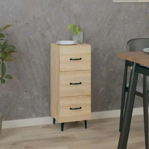Szafka, dąb sonoma, 34,5x34x90 cm, materiał drewnopochodny Lumarko! - Hurtownia wielobranżowa Lumarko Ostatnia szansa