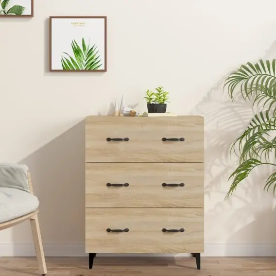 Wyprzedaż Szafka, dąb sonoma, 69,5x34x90 cm, materiał drewnopochodny Lumarko! - Hurtownia wielobranżowa Lumarko