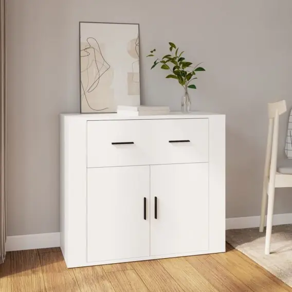 Niska cena Szafka, biała, 80x33x70 cm, materiał drewnopochodny Lumarko! - Hurtownia wielobranżowa Lumarko