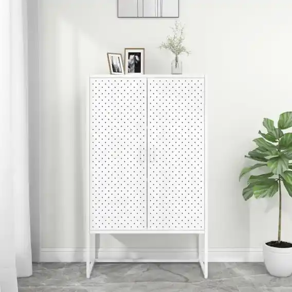 Szafka, biała, 80x35x135 cm, stal Lumarko! - Hurtownia wielobranżowa Lumarko Dodaj do koszyka