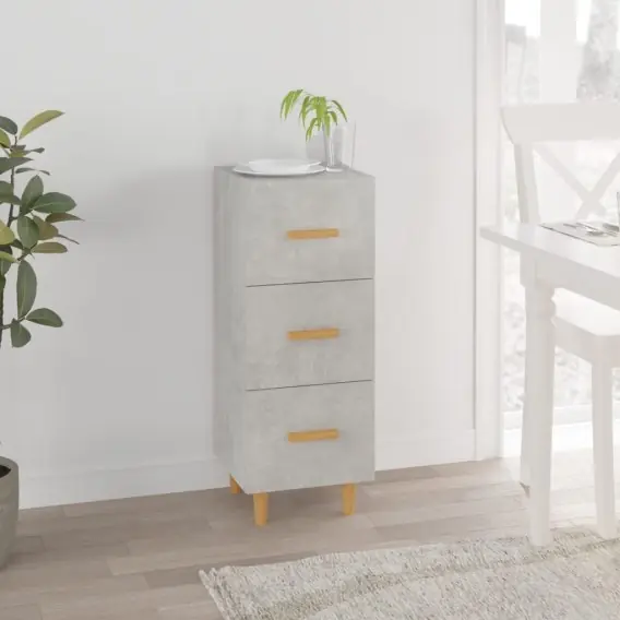 Szafka, szarość betonu, 34,5x34x90 cm, materiał drewnopochodny Lumarko! - Hurtownia wielobranżowa Lumarko Zamów dziś