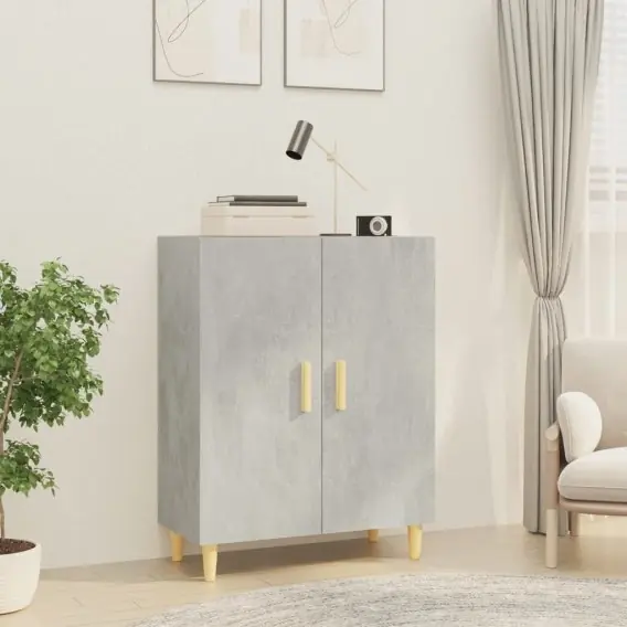 Hit sprzedaży Szafka, szarość betonu, 70x34x90 cm, materiał drewnopochodny Lumarko! - Hurtownia wielobranżowa Lumarko
