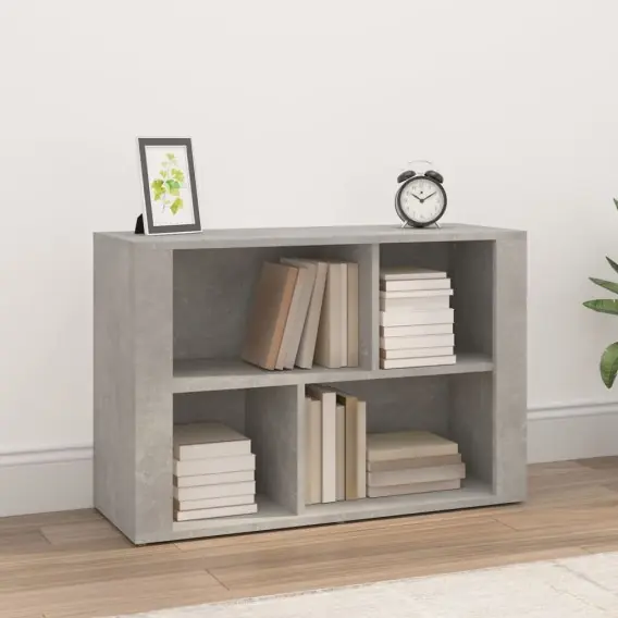 Szafka, szarość betonu, 80x30x54 cm, materiał drewnopochodny Lumarko! - Hurtownia wielobranżowa Lumarko Szybka dostawa