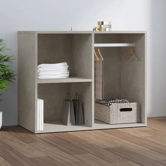 Szafka, szarość betonu, 80x40x65 cm, materiał drewnopochodny Lumarko! - Hurtownia wielobranżowa Lumarko Zamów teraz