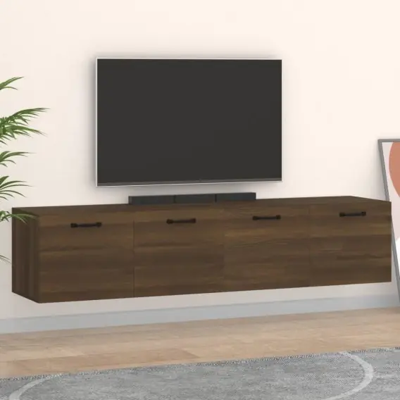 Szafki wiszące, 2 szt., brązowy dąb, 60x36,5x35 cm Lumarko! - Hurtownia wielobranżowa Lumarko Kup teraz