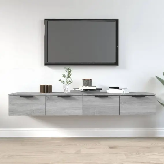 Cena promocyjna Szafki wiszące, 2 szt., szary dąb sonoma, 68x30x20 cm Lumarko! - Hurtownia wielobranżowa Lumarko