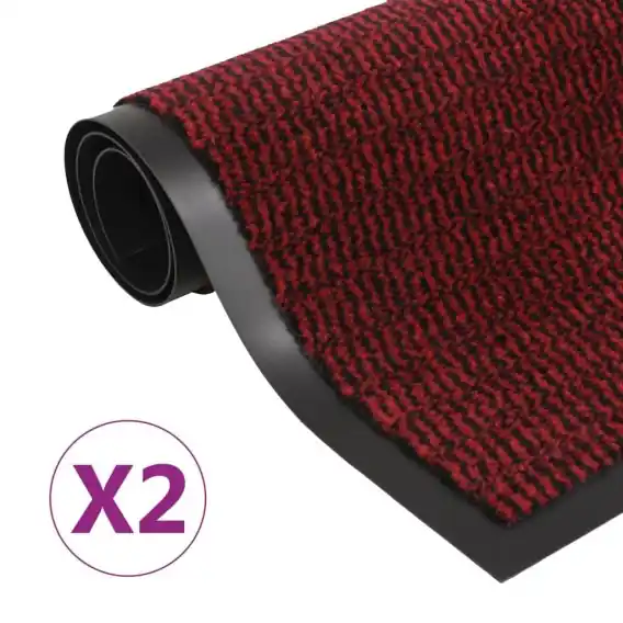 Kup online Wycieraczki, 2 szt., prostokątne, 40x60 cm, czerwone Lumarko! - Hurtownia wielobranżowa Lumarko