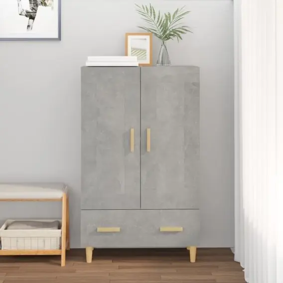 Wysoka szafka, szarość betonu, 70x31x115 cm Lumarko! - Hurtownia wielobranżowa Lumarko Obniżka ceny