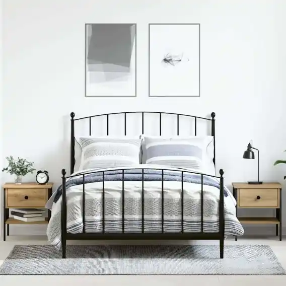 Taniej 2 szt. Stolik nocny z litego dębu 40x42x45 cm Lumarko! - Hurtownia wielobranżowa Lumarko