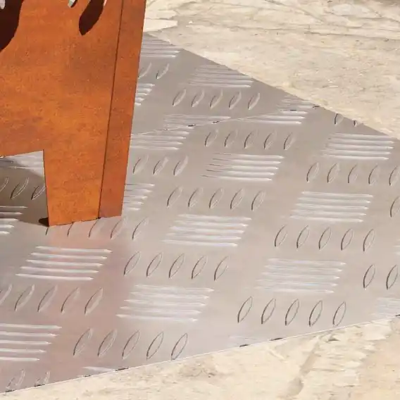 2 sztuki aluminiowe płyty karbowane antypoślizgowe 80x40 cm Lumarko! - Hurtownia wielobranżowa Lumarko Do wyczerpania zapasów