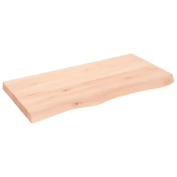 Wybór klientów Półka, 100x50x6 cm, surowe lite drewno dębowe Lumarko! - Hurtownia wielobranżowa Lumarko